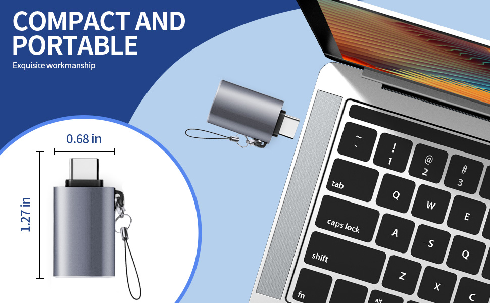 USB C Male to USB 3.0 Female Adapter
