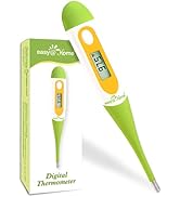 Digital Oral Thermometer for Adult and Kid, Easy@Home Accurate Fast Reading Body Temperature Ther...