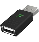FUNDIAN USB A Male to DCP USB Female Converter Adapter with LED Indicator, Compatible with Chrome...