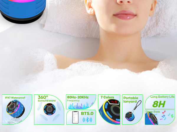 Bluetooth Shower Speaker