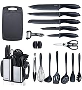RAXCO Kitchen Utensils Set, 18-in-1 Kitchen Set with 7 Pieces Cooking Utensils-Kitchen Utensils+6...