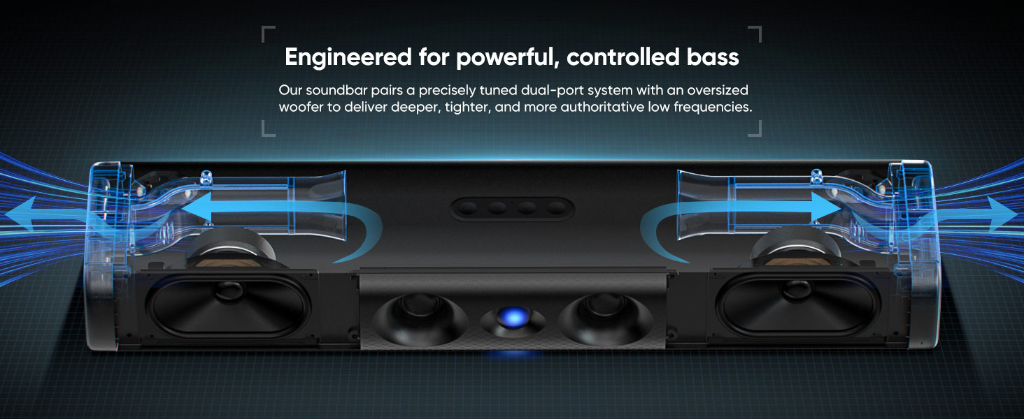 Dual Bass Reflex Ports