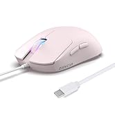 HXMJ Wired USB C Gaming Mice,7200DPI,Corded Mouse with RGB Backlit for Apple MacBook,Tablets,Comp...