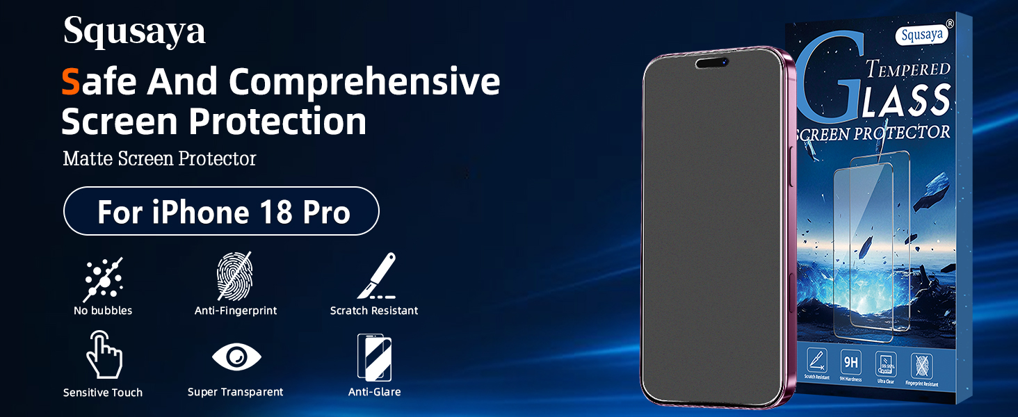 iphone 18 Pro screen protector matte