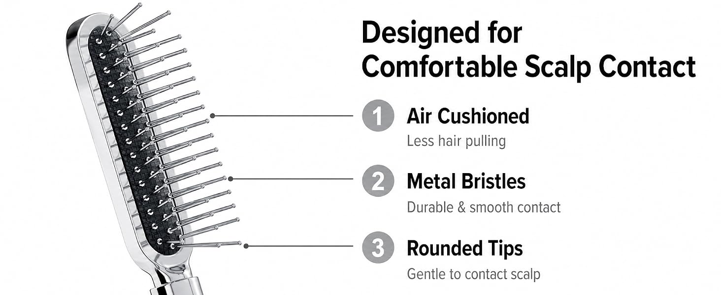 vibrating hair brush