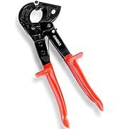 Sanuke Ratchet Cable Wire Cutter, Heavy Duty Ratcheting Cable Cutters for Electricians - Cutting ...