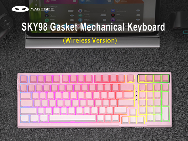 SKY98 Wireless Creamy Mechanical Keyboard