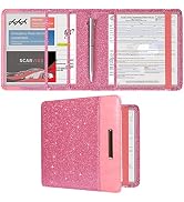 Caweet Car Registration and Insurance Holder Vehicle Glove Box Organizer Leather Car Document Hol...