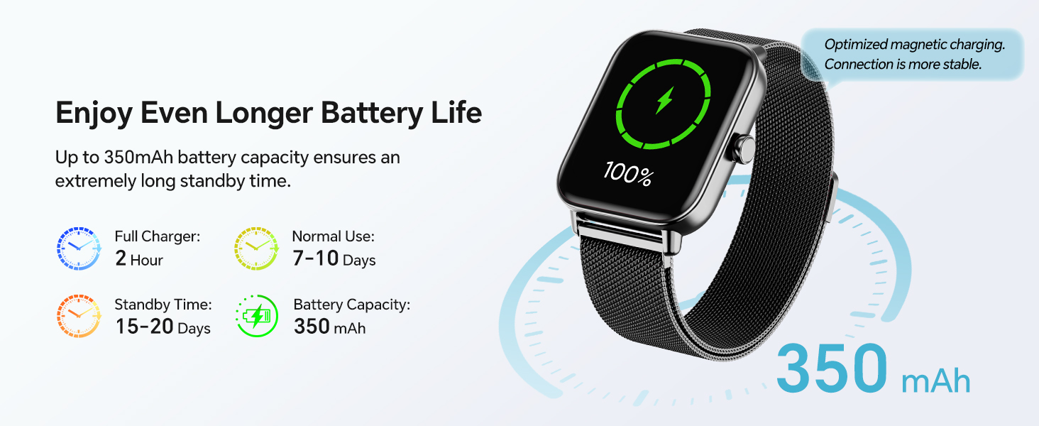 Large-capacity battery smart watch