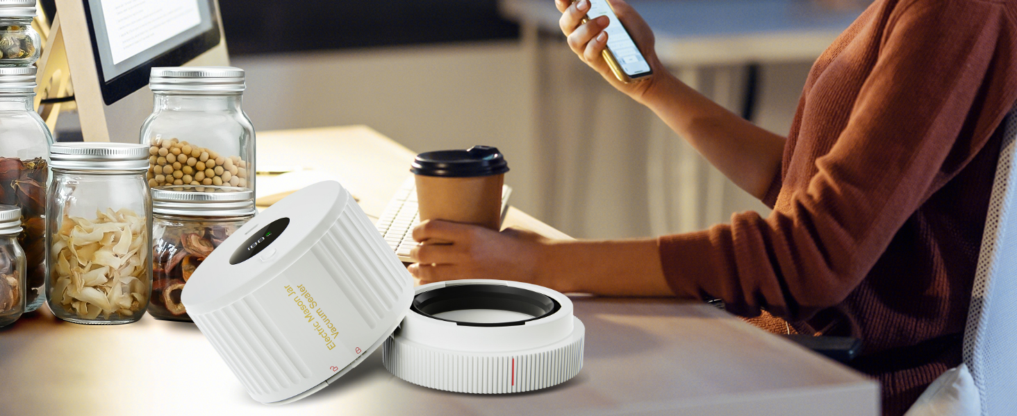 Electric Mason Jar Vacuum Sealer