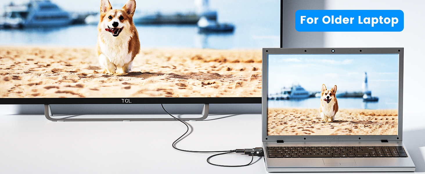 FOINNEX VGA to HDMI Adapter Converter with Audio