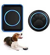 Full House Dog Bell for Potty Training, Wireless Pet Doggie Door Bell Training to Go Outside, Wat...