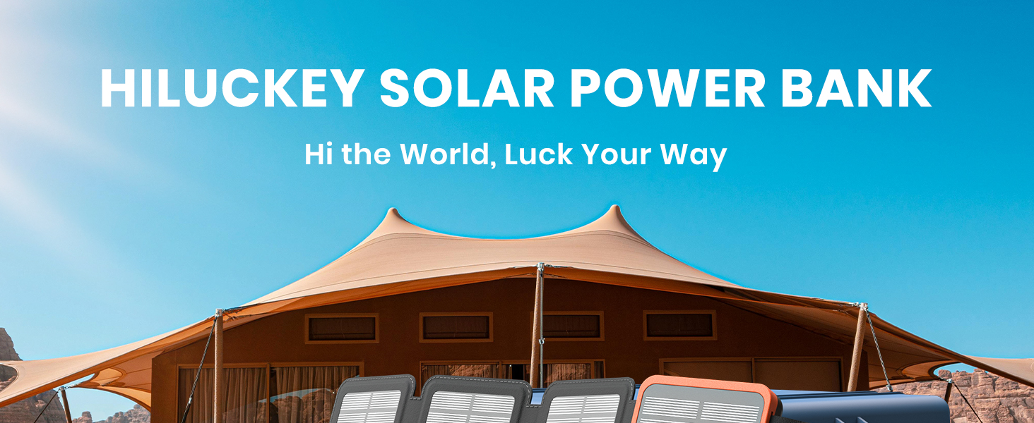 hiluckey solar power bank