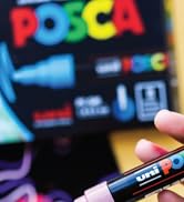 8 Posca Paint Markers, 5M Medium Posca Markers with Reversible Tips, Posca Marker Set of Acrylic ...