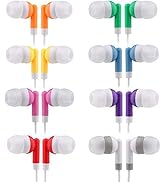 CN-Outlet Kids Bulk Earbud Headphones | 50 Pack | Multi Colored | Individually Bagged | Wholesale...