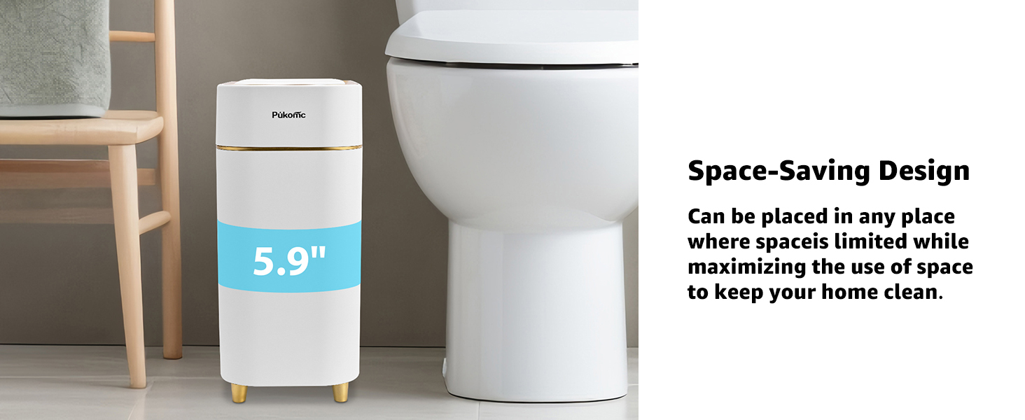 Sensor Trash Can with Touchless Lid