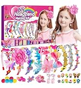 SUYUKI Headband Making Kit for Girls, DIY Hair Accessories for Girls Make Your Own Fashion Headba...