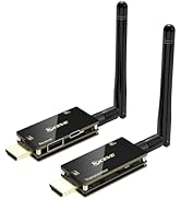 HDMI Wireless Transmitter and Receiver with USB Mouse/Keyboard Port, with KVM Function Wireless E...