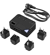 2300w Travel Adapter and Converter Combo Step Down Voltage 220V to 110V for Hair Dryer Steam Iron...