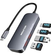 USB C Hub 10Gbps, 4 Ports USB C to USB C/A Hub with 2*USB-C & 2*USB-A, Wenter USB-C Multiport Ada...