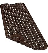 Linoows Bathtub and Shower Mats, 40x16 Inch Extra Large Non Slip Soft Bath Tub Mat with Suction C...