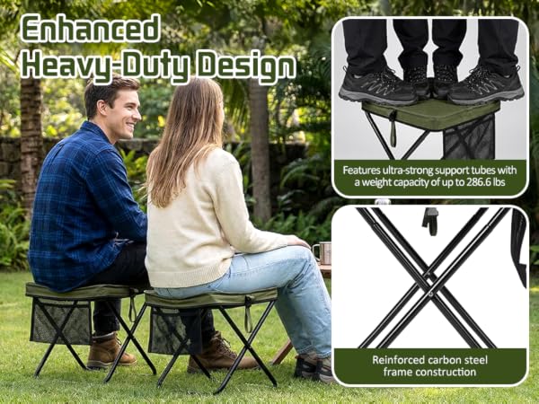 Foldable Backpack Stool