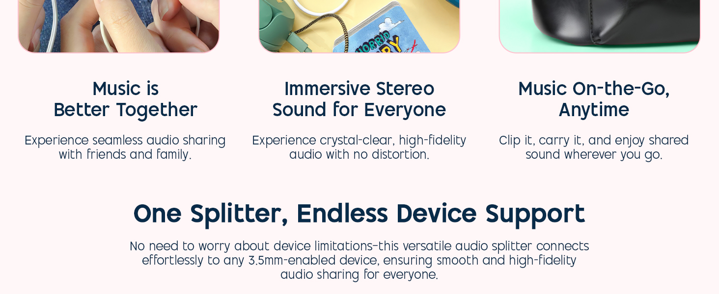 ULTRICS Headphone Splitter
