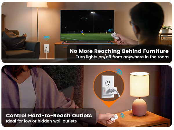 Control Hard-to-Reach Outlets