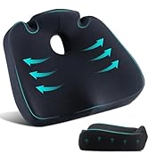 Seat Cushion for Desk Chair Office Chair Cushion for Hip Tailbone Pain Relief Memory Foam Seat Cu...