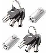 ABuff 2 Pack High Security Vending Locks and Keys (Keyed Different), Soda Lock for Coke, Pepsi, S...