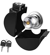 PKLIYH Child Proof Door Knob Cover Lock for Dementia Elderly Safety - Universal ABS Plastic Lock-...