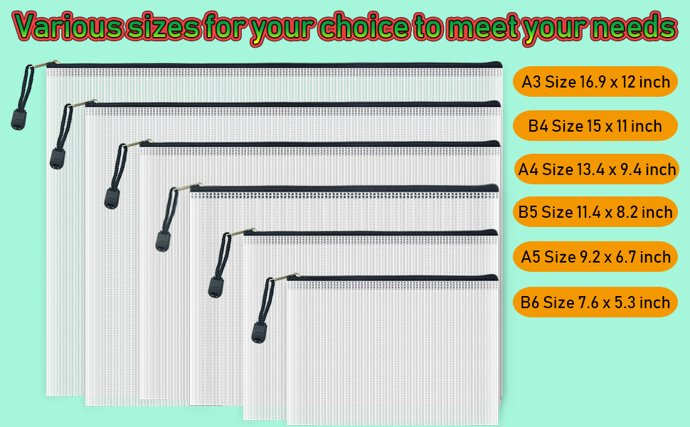 plastic mesh zipper bag