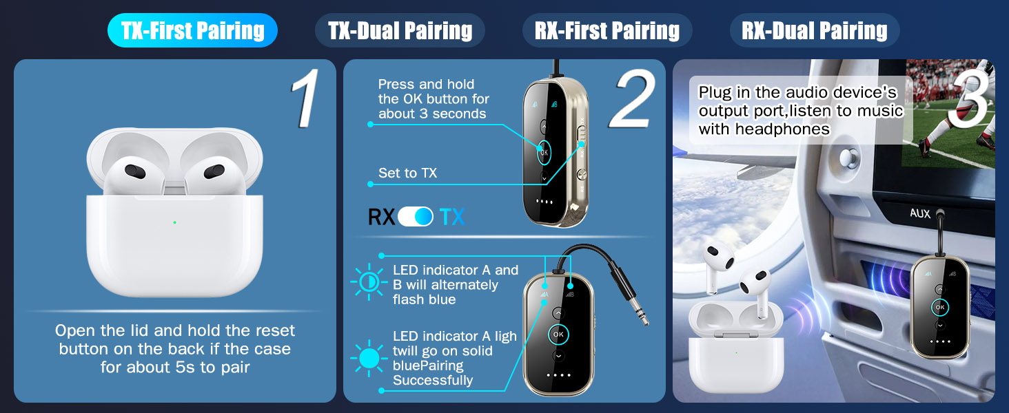 airplane bluetooth adapter