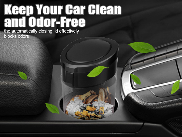 car trash can
