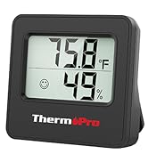 ThermoPro TP157 Hygrometer Indoor Thermometer for Home, Room Thermometer Humidity Meter with Temp