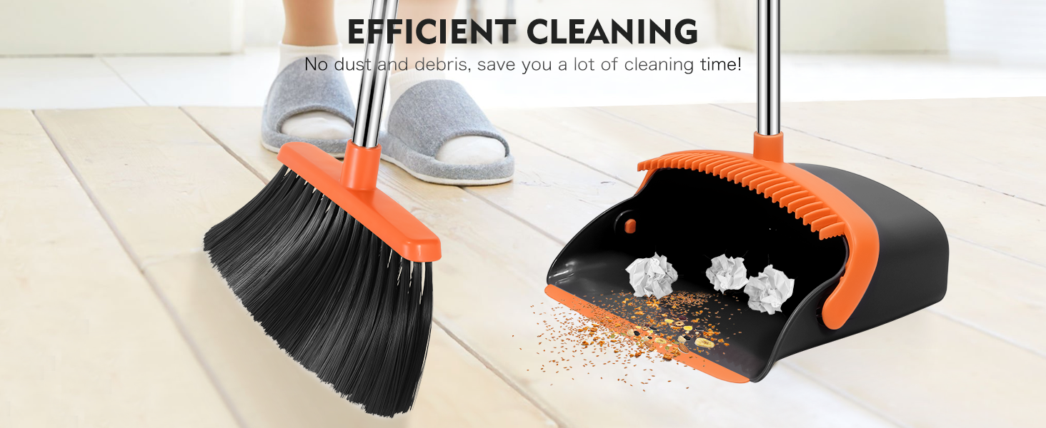 Broom and Dustpan Set