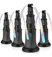 Tihilgam Fly Fans for Tables, Food Tabletop Picnic Batteries Powered, Telescopic Outdoor Fan for ...