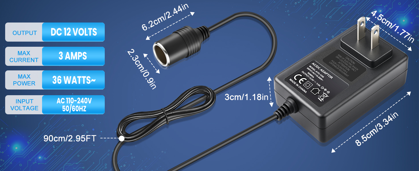 110 to 12 volt converter
