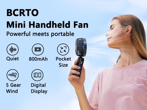 BCRTOMini Handheld Fan