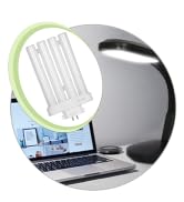 ARSUK 27w Replacement Bulb 4 Pin GX10Q-4 (6500k) Daylight Bulbs Energy Saving Reading Study Desk ...