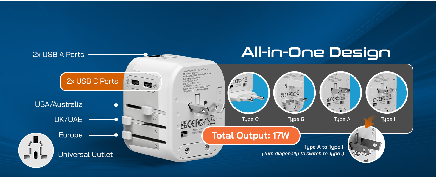 universal travel plug adapter