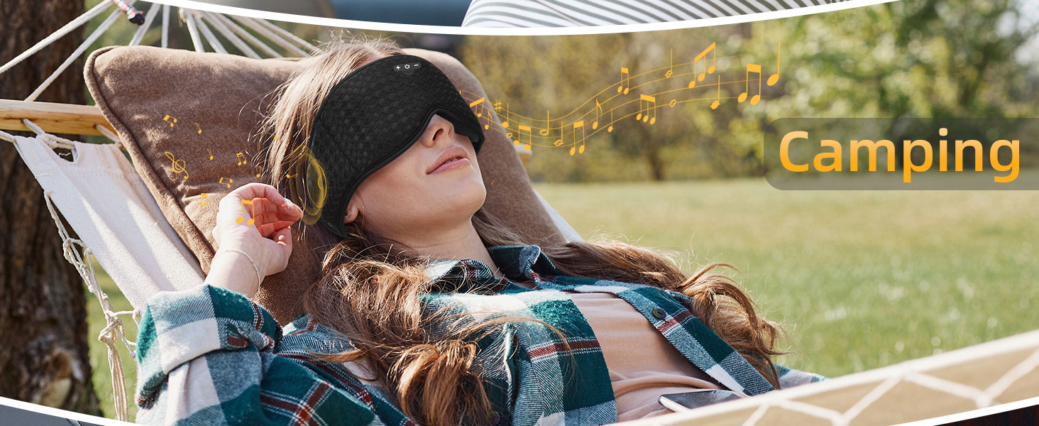 sleep mask with bluetooth headphones