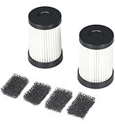 2-Pack HEPA Replacement Filters for FEPPO Mattress Vacuum Cleaner - High-Efficiency Filtration Sy...