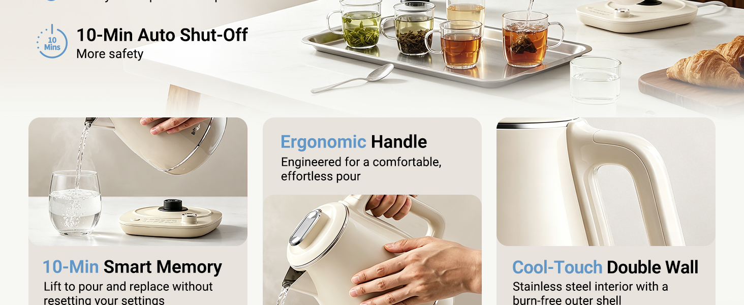 electric tea kettles automatic shut off