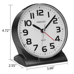 922 black clock size