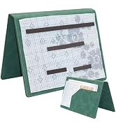 Cowenhey Knitting Pattern Holder with Pocket, Knitting Chart Holder with 4 Replacement Magnets, H...