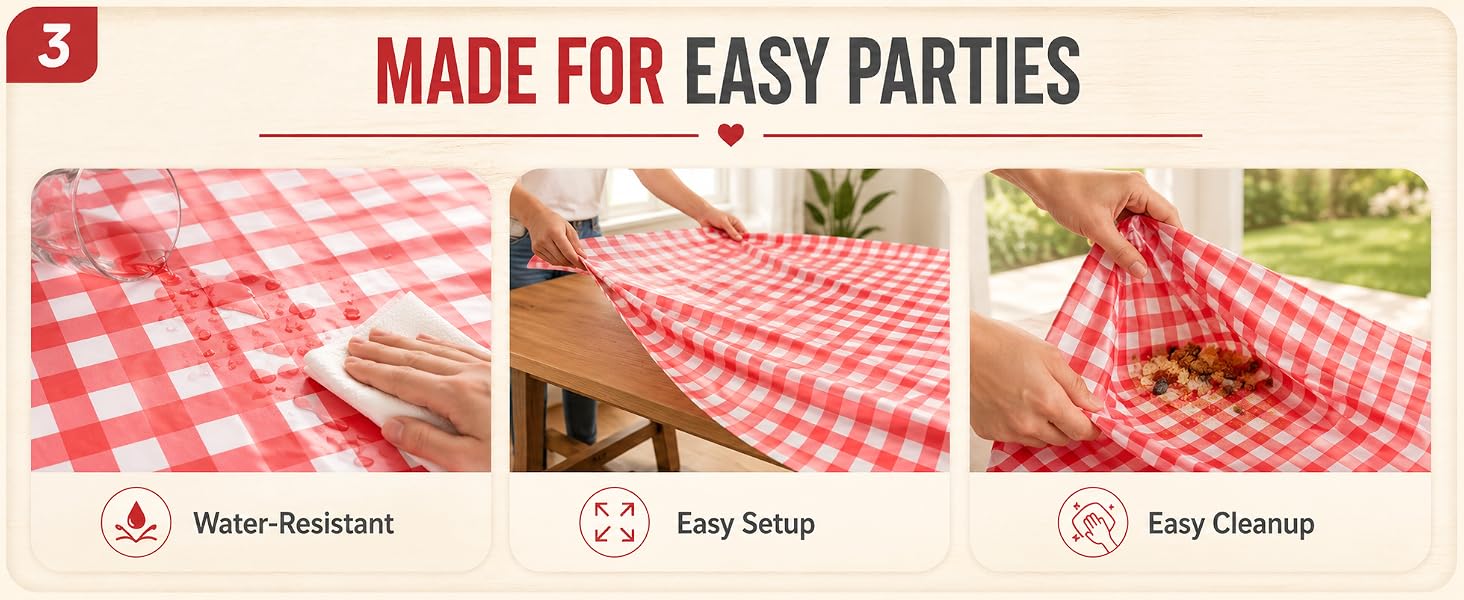 Checkered Tablecloth