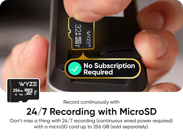 Wyze Battery Video Doorbell MicroSD