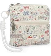 JINSI Cute Corduroy Period Bag for Purse, Discreet Zipper Sanitary Pad &amp; Tampon Holder, Portable ...