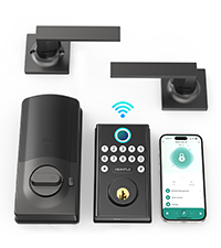 WiFi Smart Door Lock Set: HEANTLE Keyless Entry Deadbolt